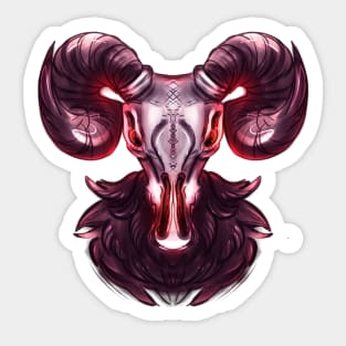 Goat skull Sticker